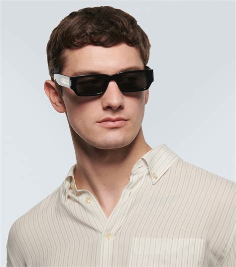 sl660 ysl|Saint Laurent™ SL 660 Rectangle Sunglasses .